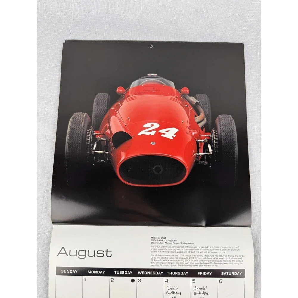 2016 the art of the formula 1 race car calendar